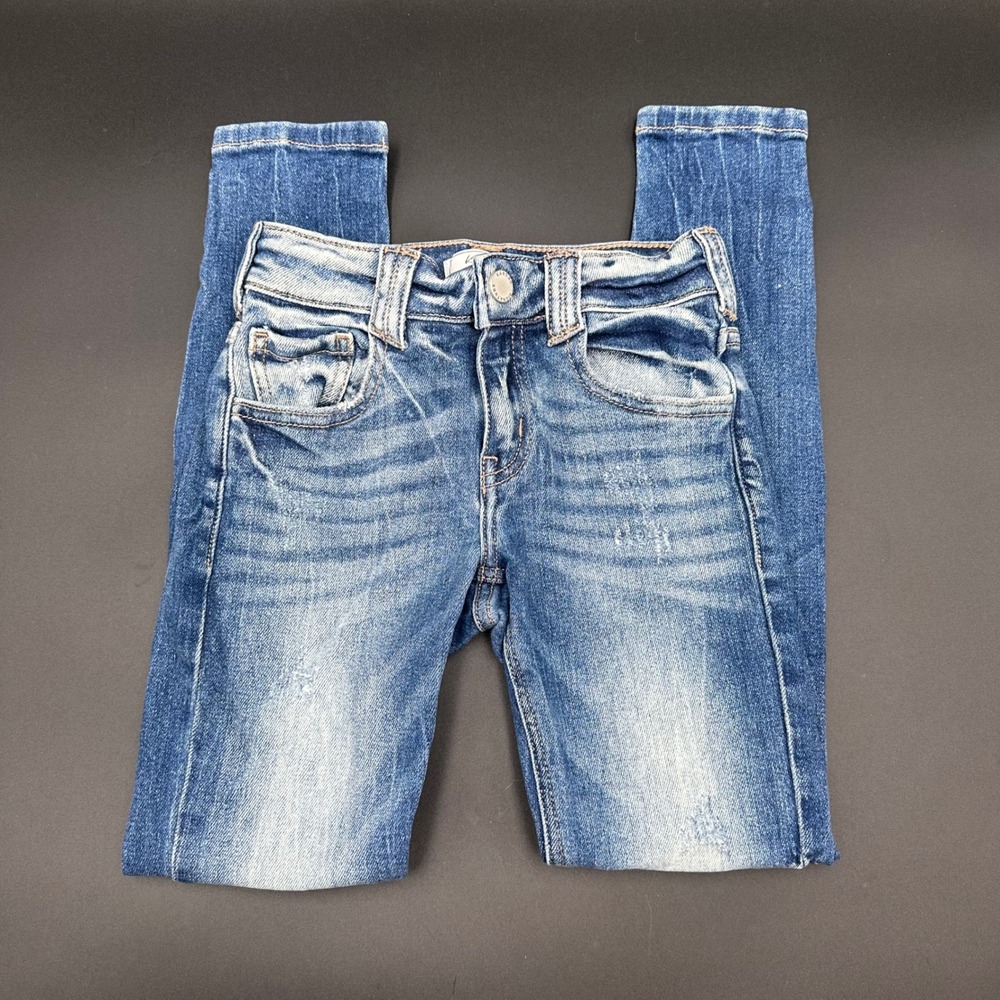 KanCan‎ Signature Kids Girls Mid-Rise Skinny Jeans Size 8 Distressed